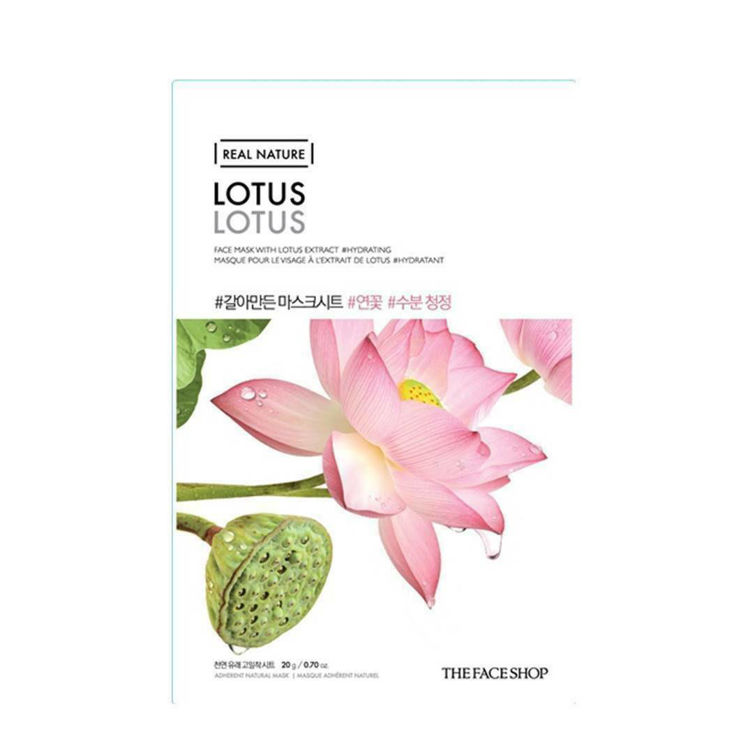 Picture of THE FACE SHOP Real Nature Face Mask Lotus 20g