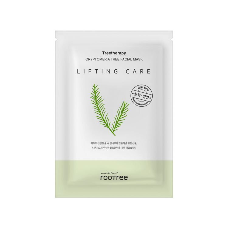 Picture of rootree Treetherapy Cryptomeria Tree Facial Mask 27g